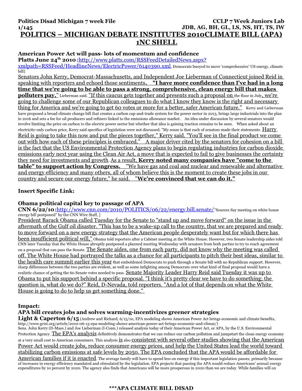 Politics Disad Michigan 7 Week Filecclp 7 Week Juniors Lab