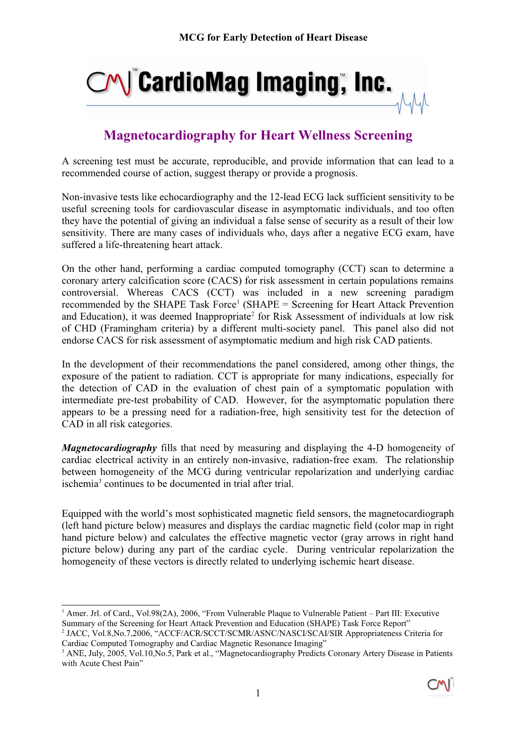 Cardiomag Imaging, Inc