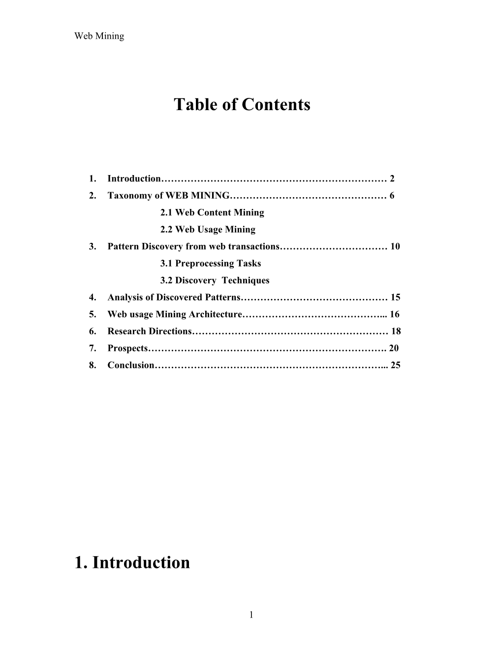 2.1 Web Content Mining