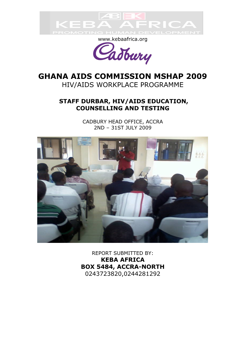 Ghana Aids Commission Mshap 2009