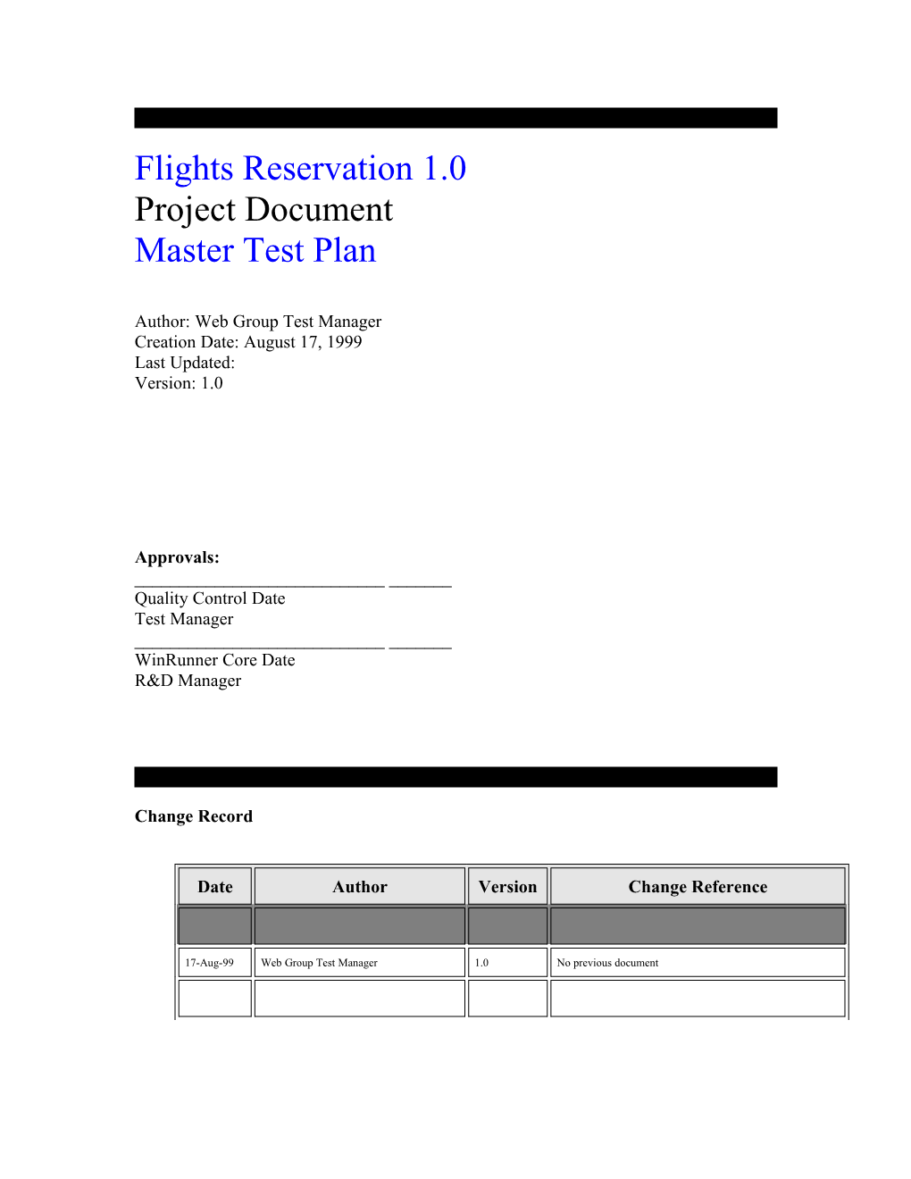 Flights Reservation 1.0