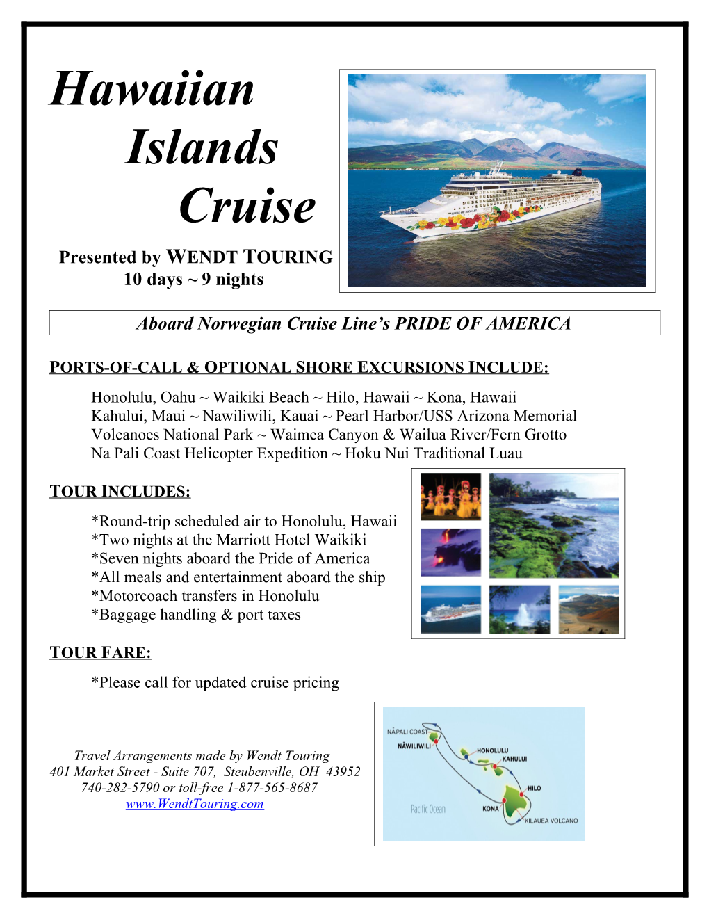 Aboard Norwegian Cruise Line Spride of AMERICA