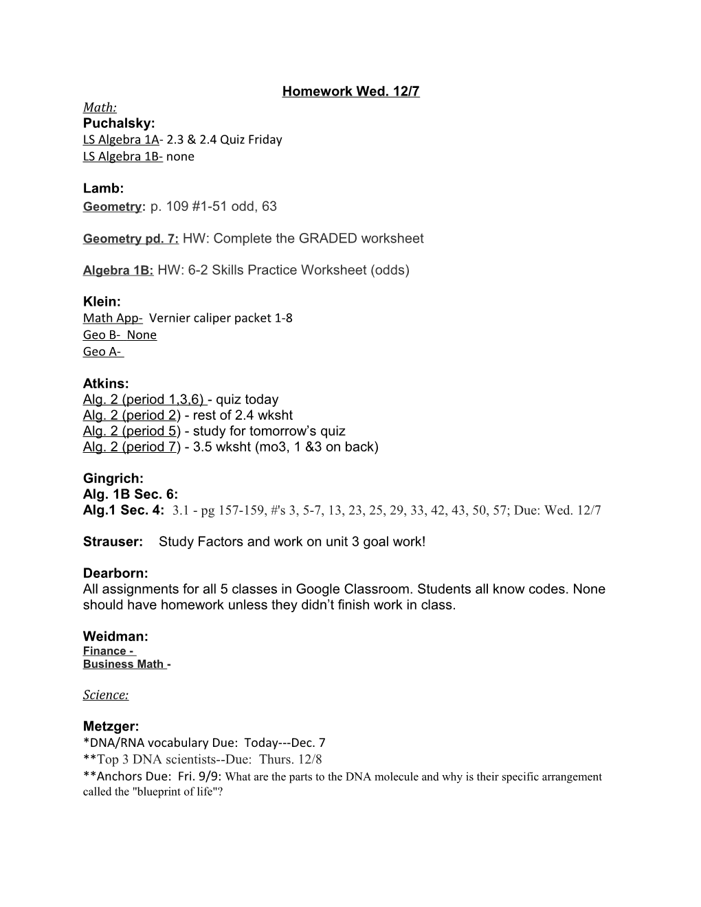 Geometry Pd. 7: HW: Complete the GRADED Worksheet