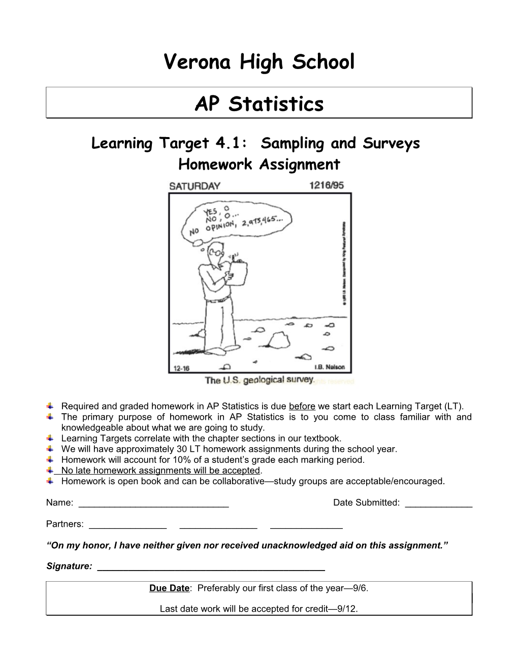 Learning Target 4.1: Sampling and Surveys