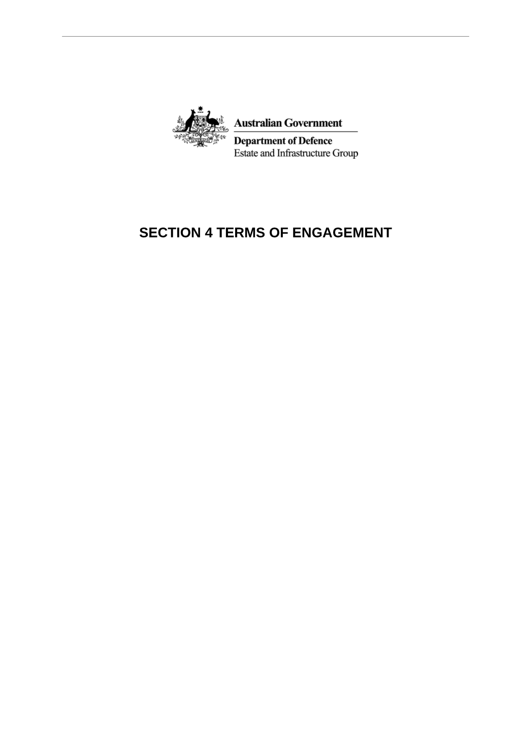 Section 4 Terms of ENGAGEMENT