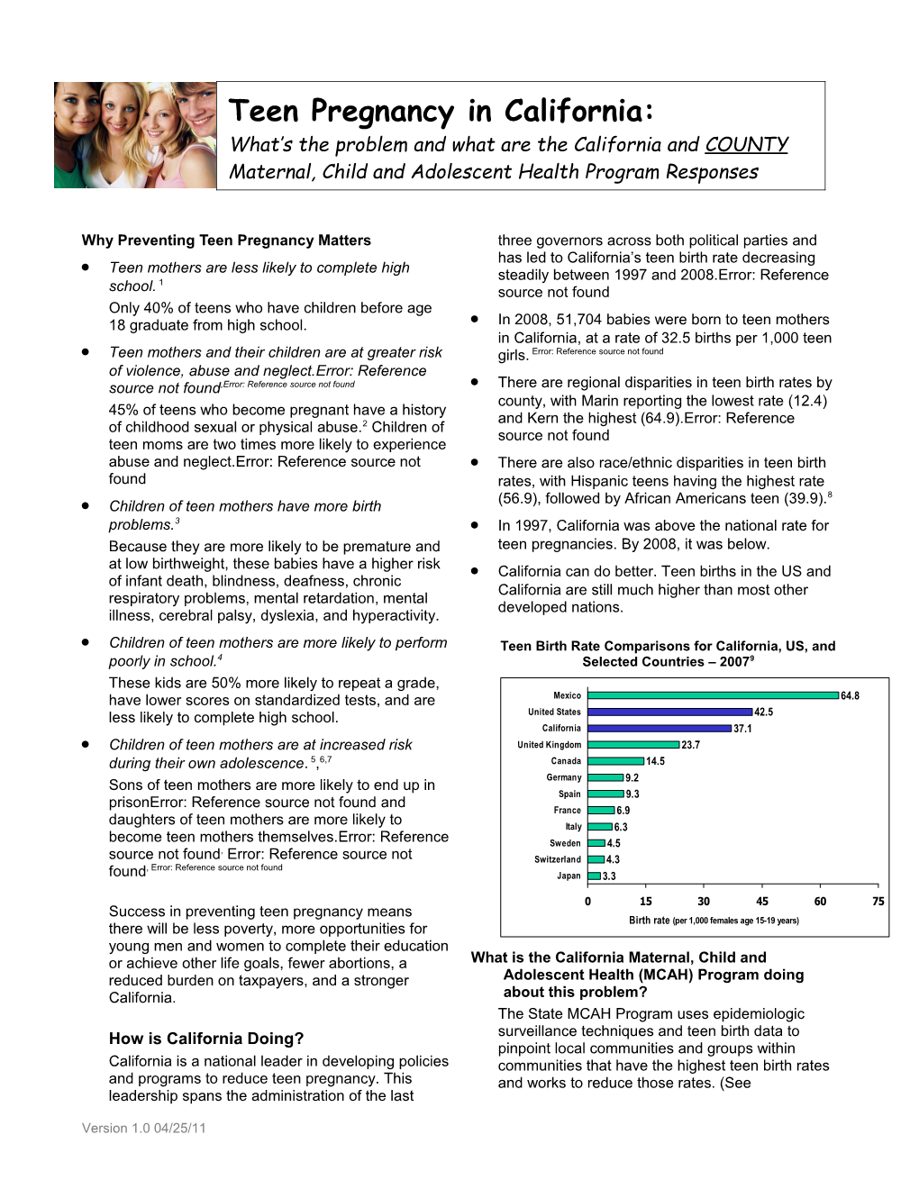 Family Health Outcomes Project