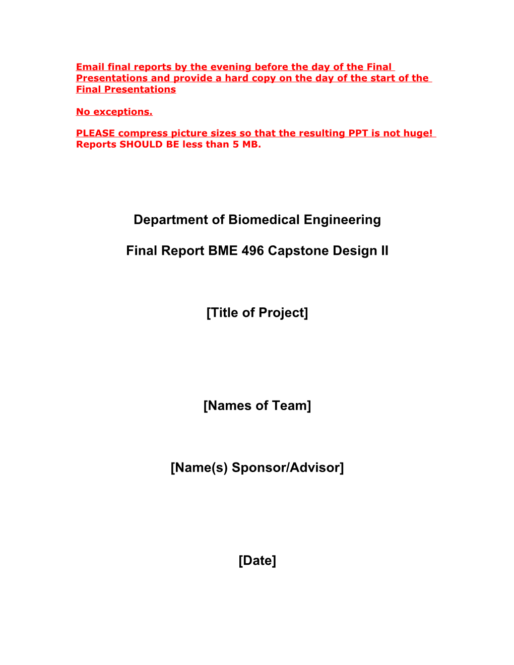 Biomedical Engineering Department