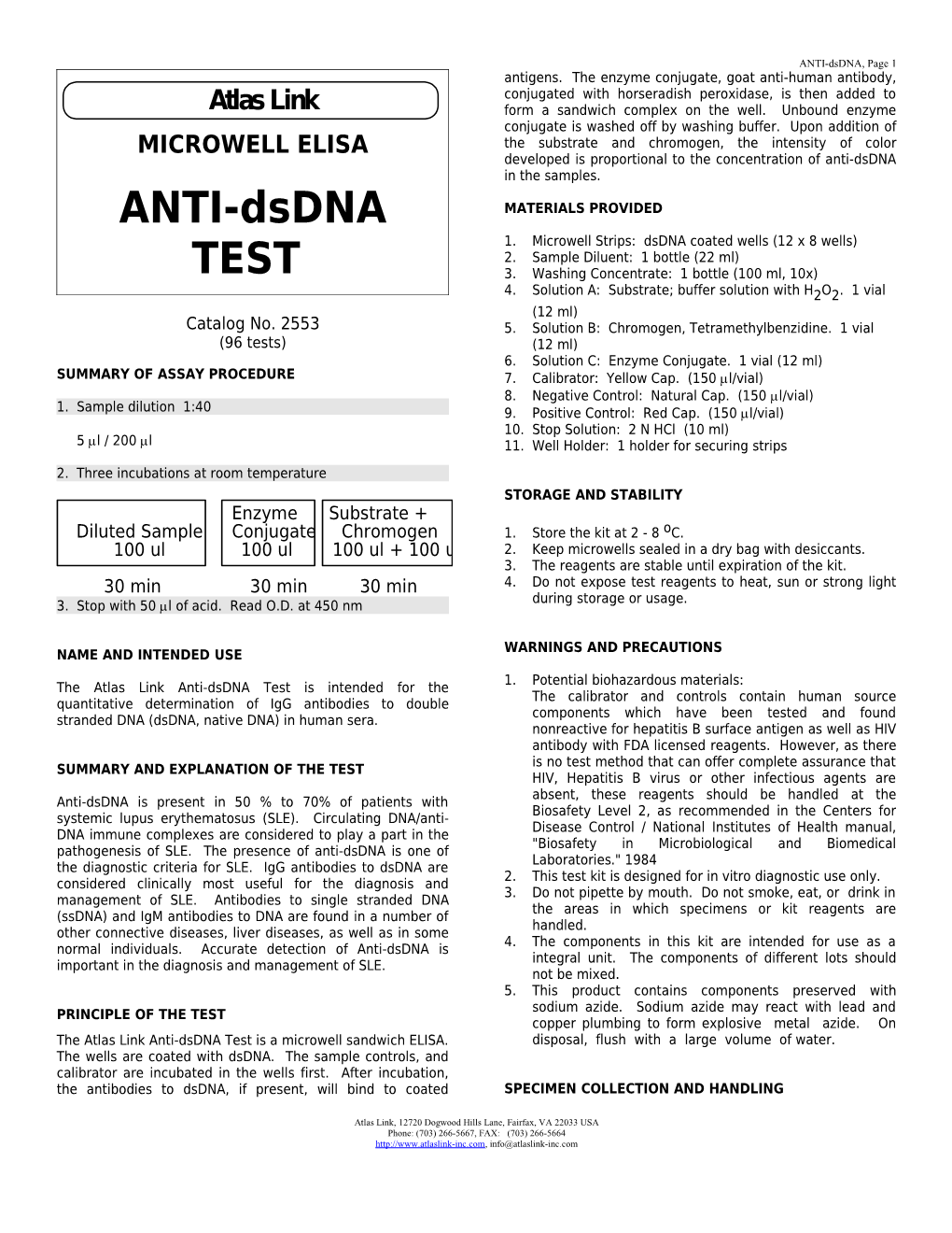 Anti-Dsdna Test