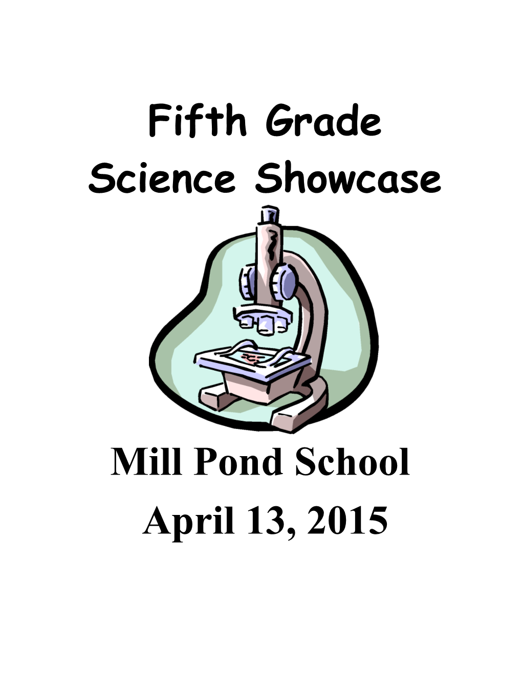 Copy of 5Th Grade Science Showcase 2014