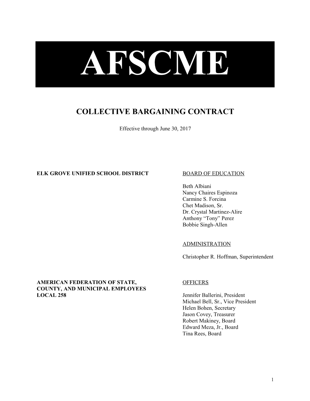 Track Changes - 2014-2015 Updates to AFSCME Agreement (SR168064;1)