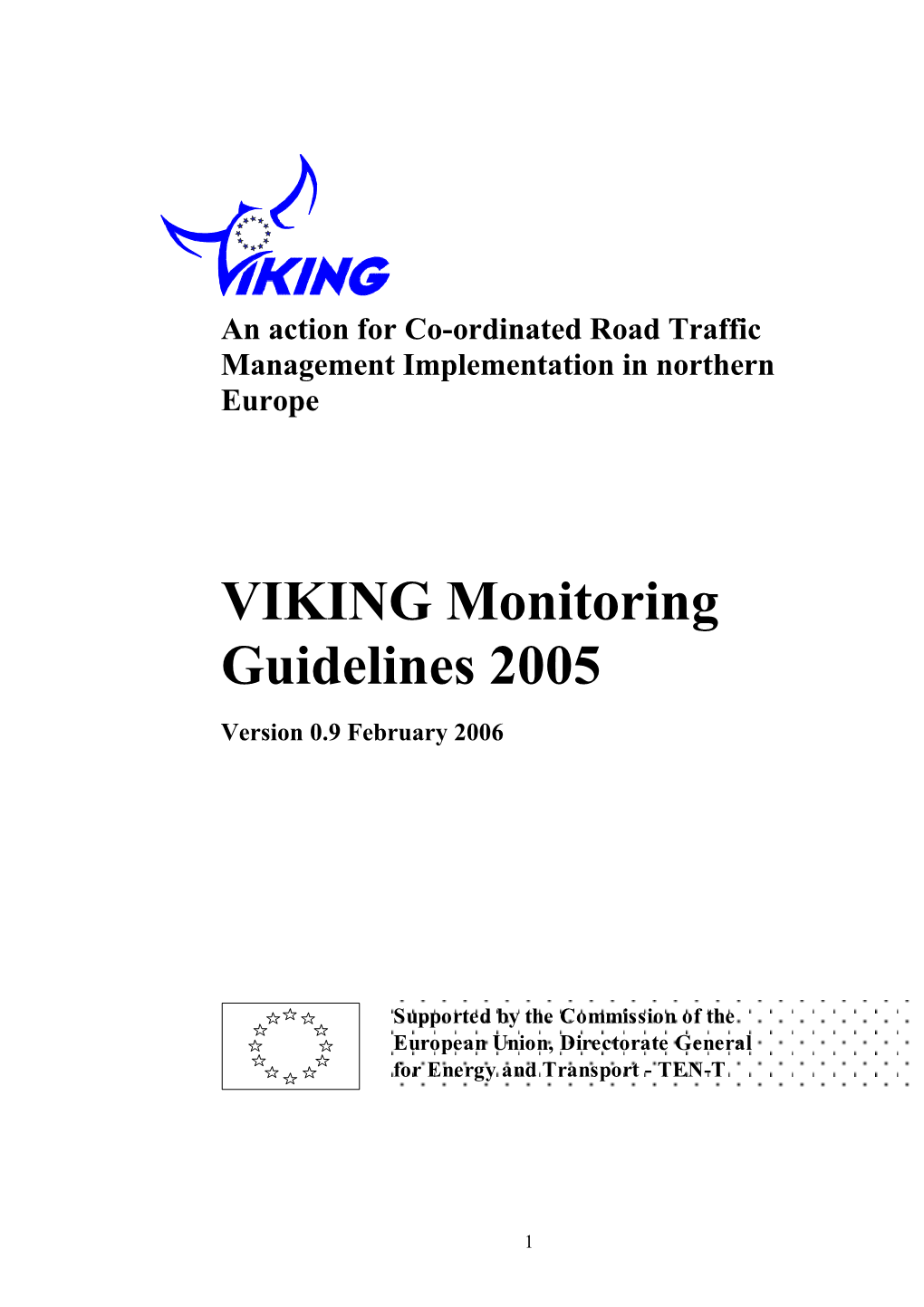 VIKING Monitoring Guidelines 2005 Version
