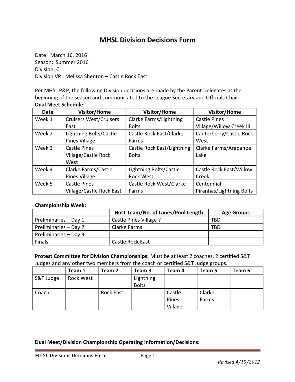 MHSL Division Decisions Form