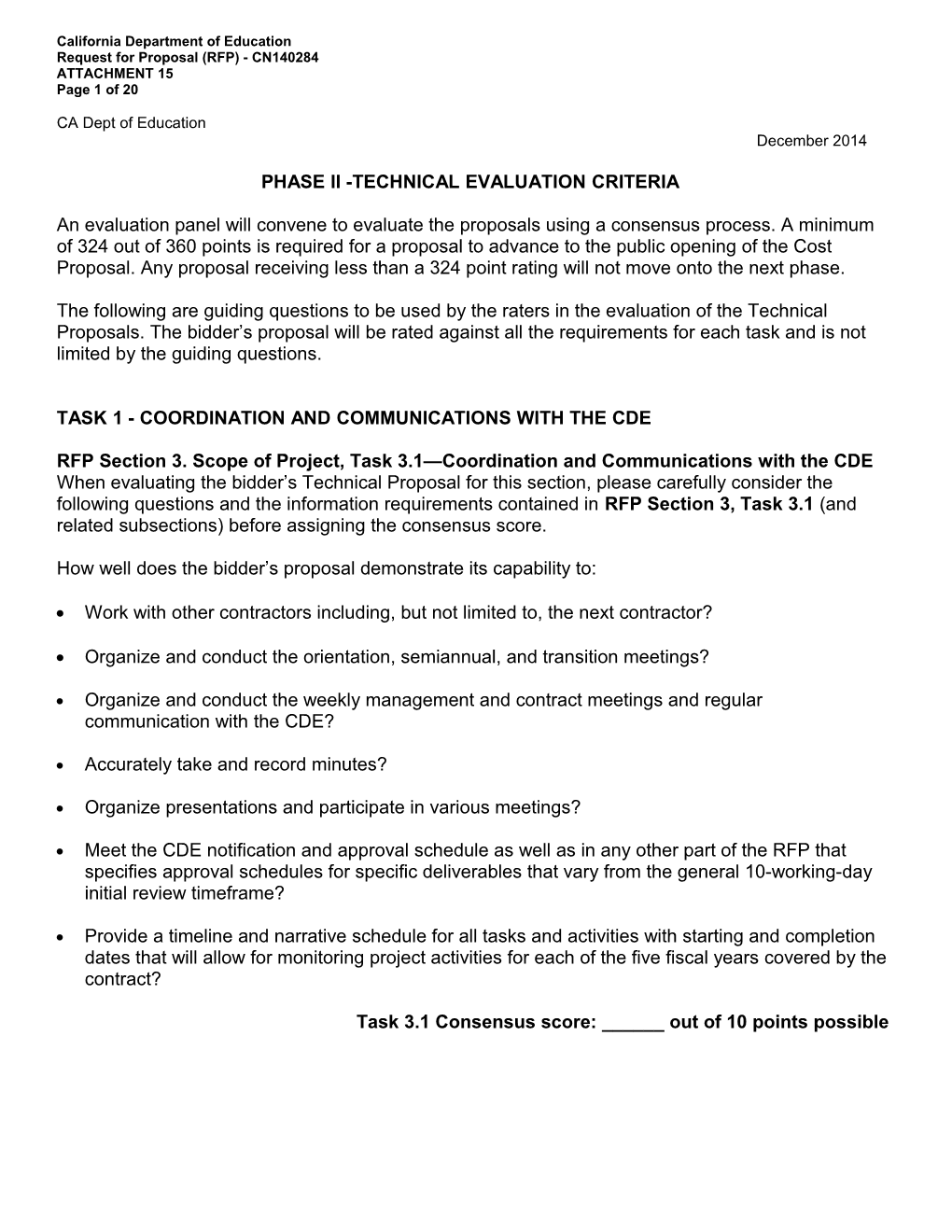 2014 ELPAC RFP, Attachment 15 - ELPAC (CA Dept of Education)