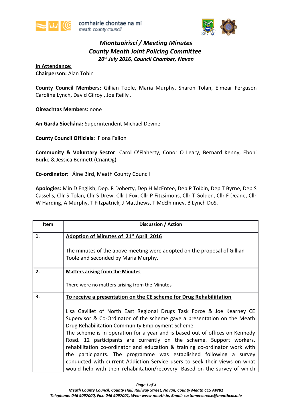 County Meathjoint Policing Committee