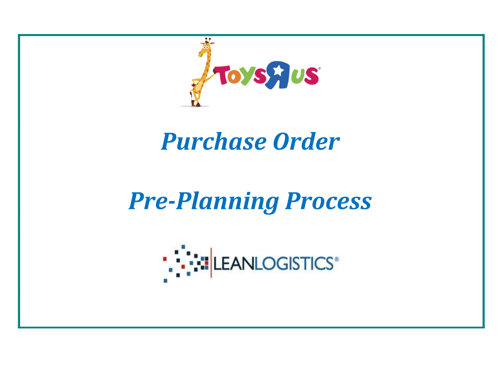 Vendor Prepaid Scheduling Process