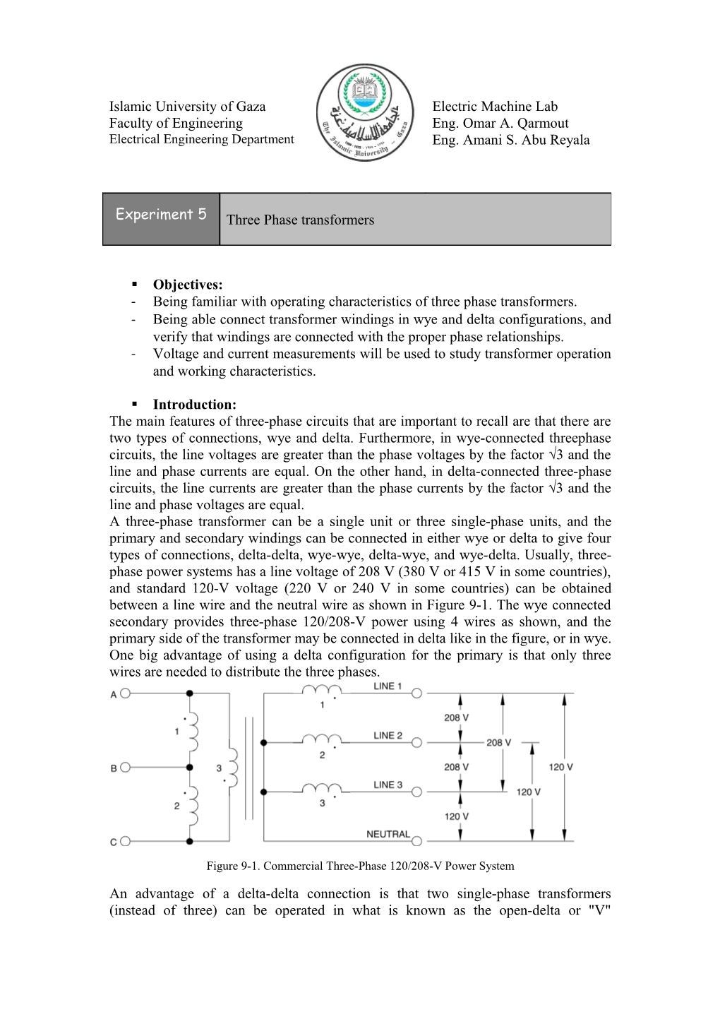 Being Familiar with Operating Characteristics of Three Phase Transformers