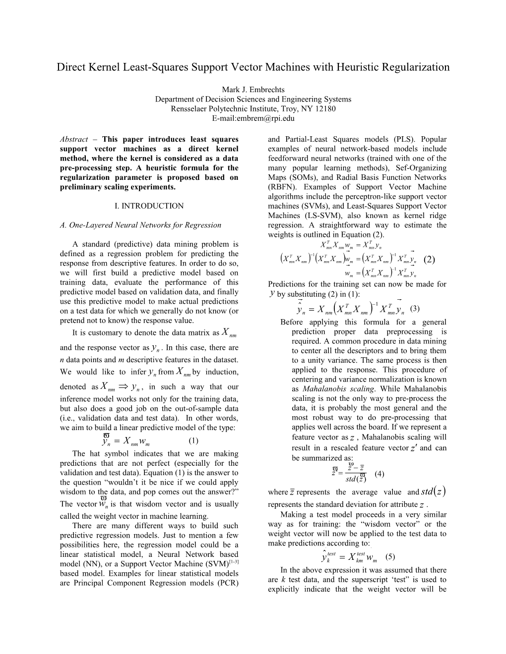 A Brief Introduction to Scientific Data Mining