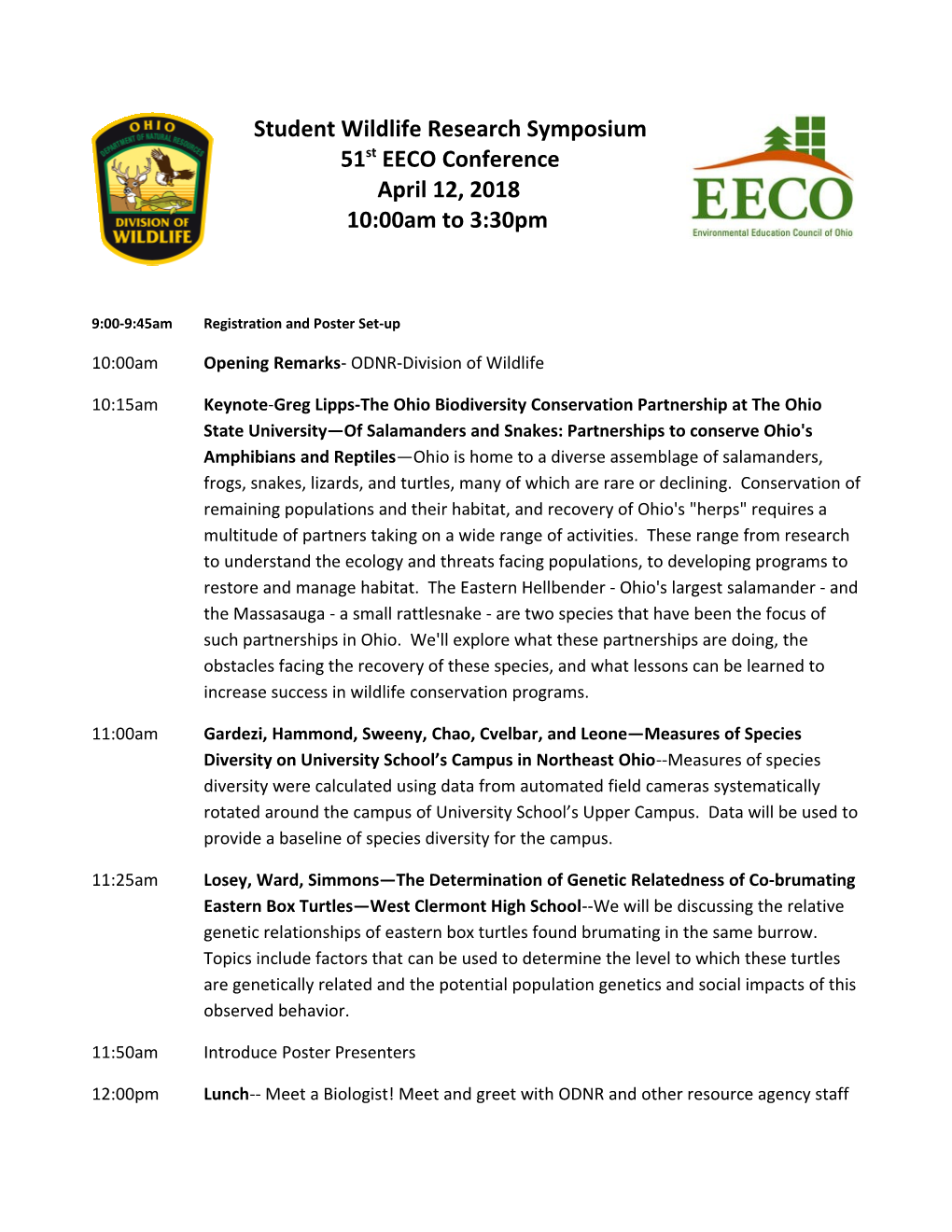 51St EECO Conference
