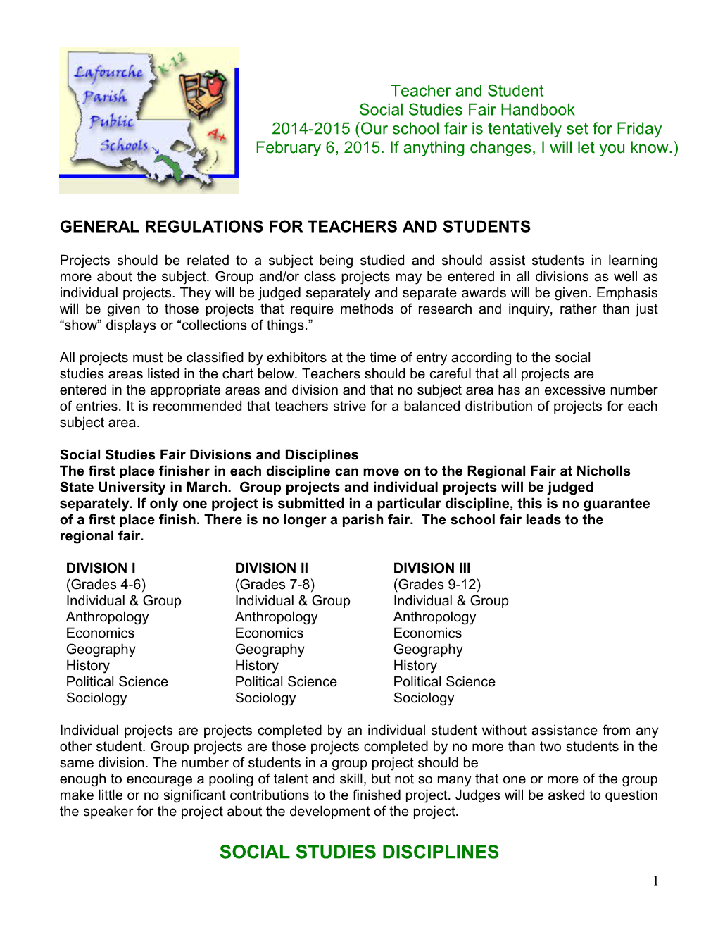 General Regulations for Teachers And