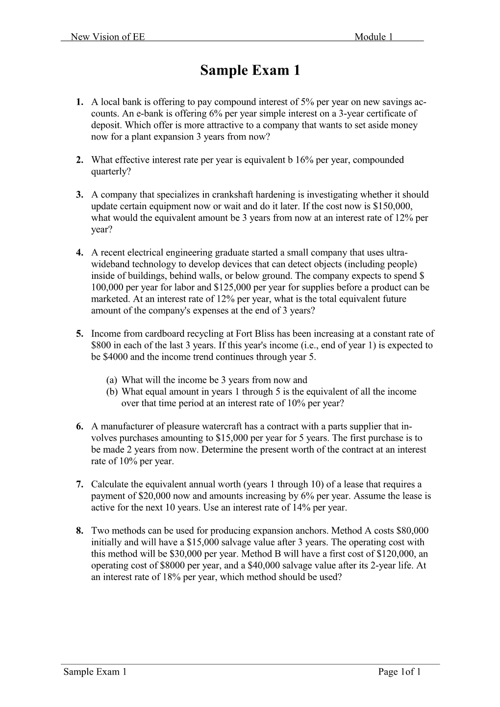 Module 1 New Vision of EE