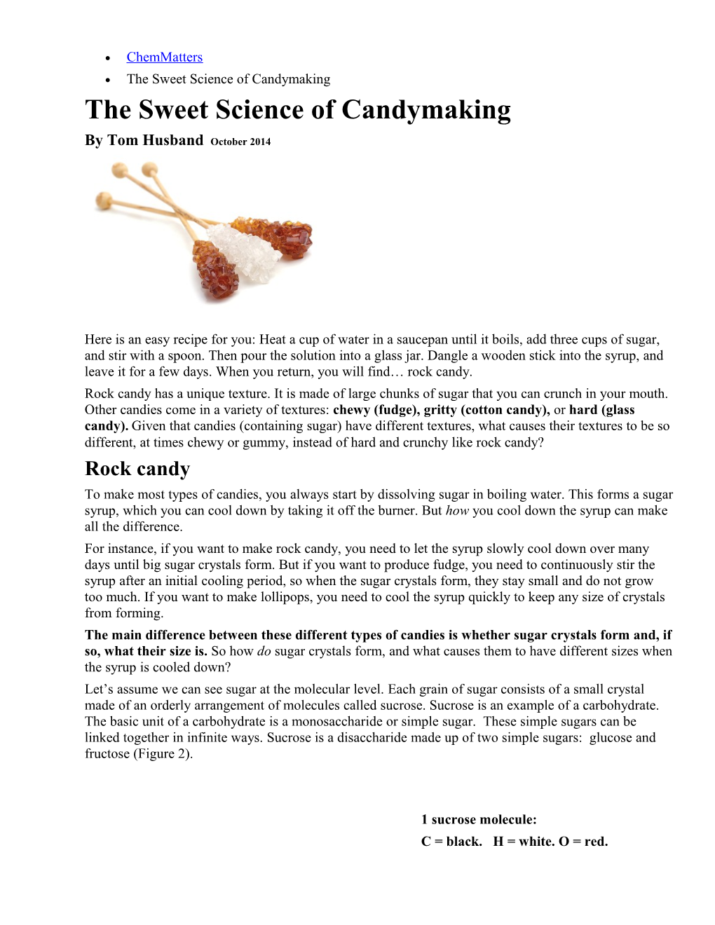 The Sweet Science of Candymaking