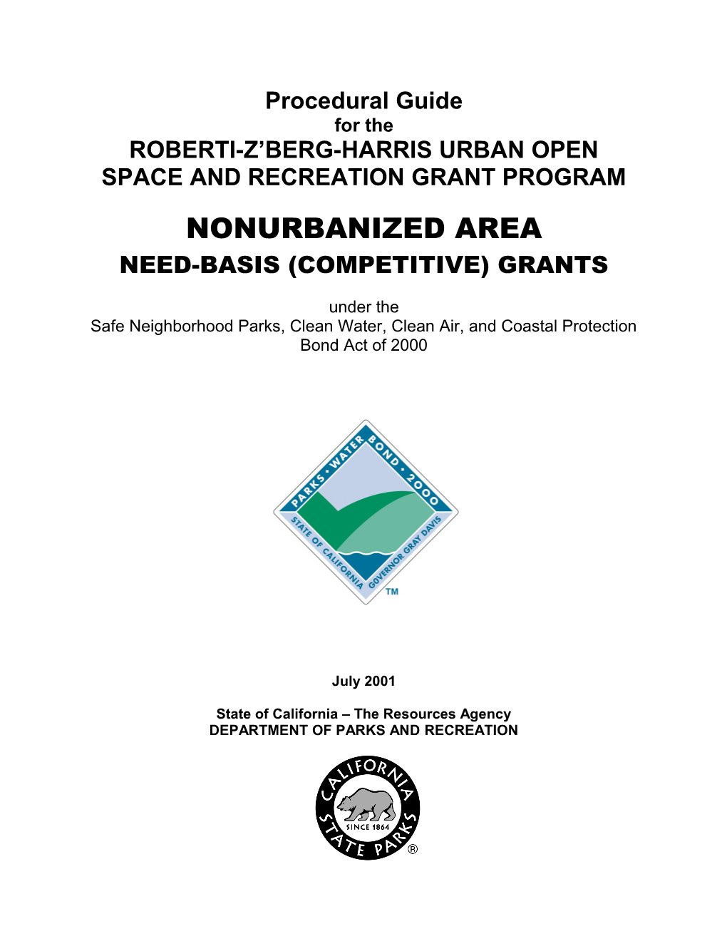 RZH Block Grant Guidelines