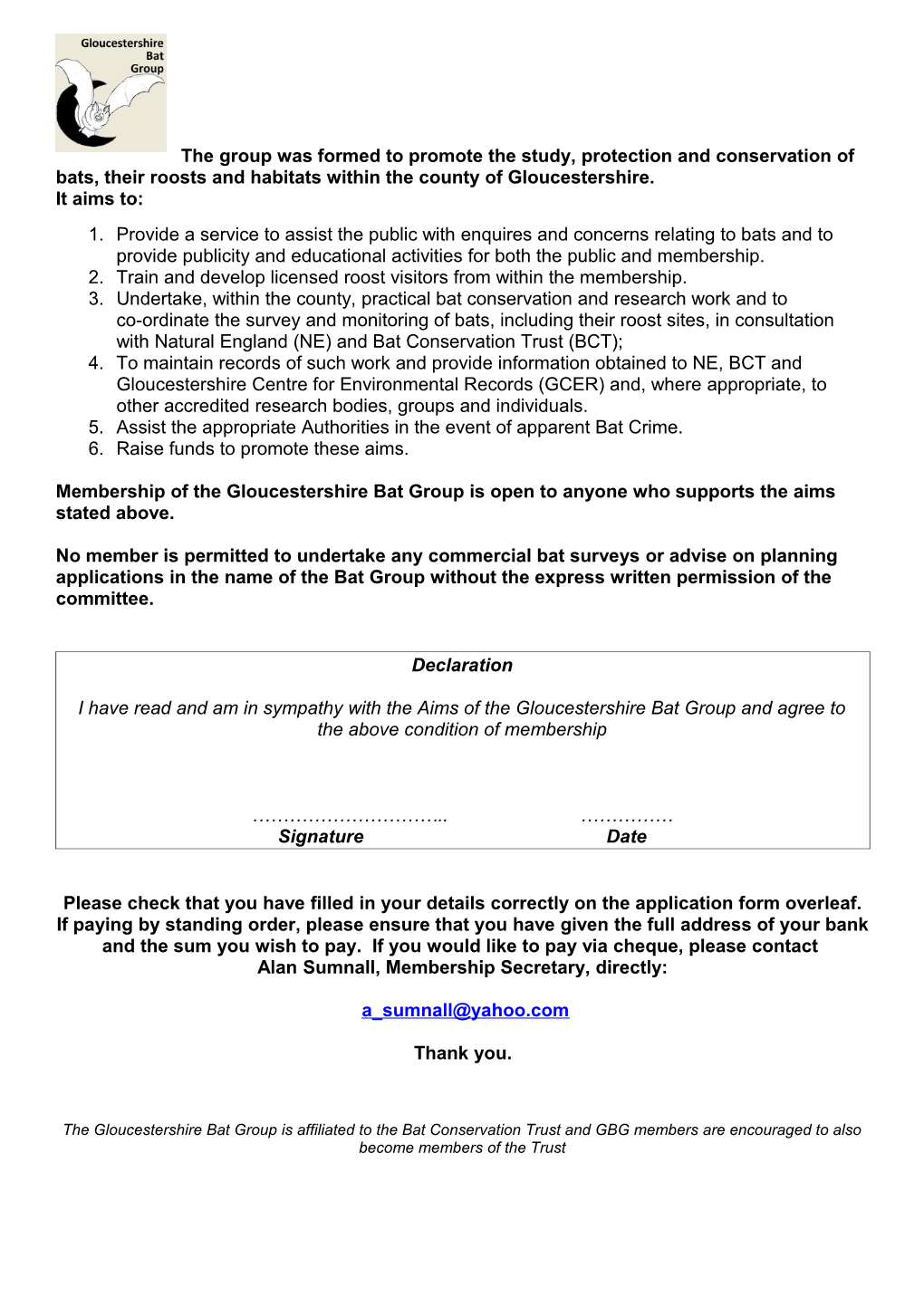 Gloucestershire Bat Group