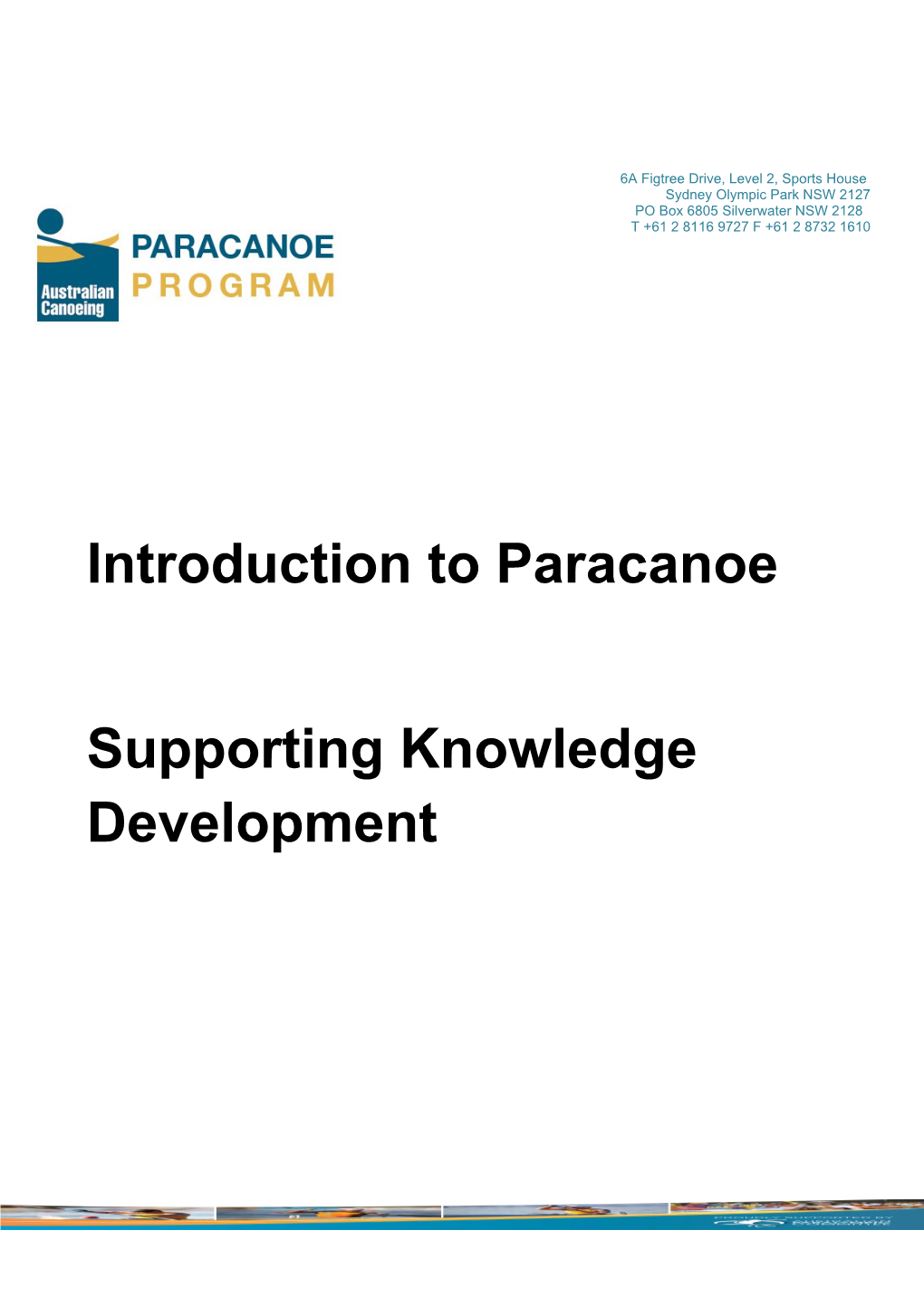 Introduction to Paracanoe