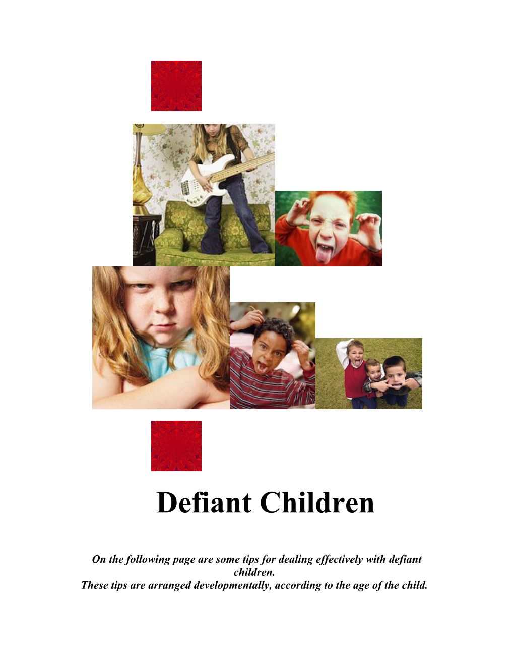 Defiant Children