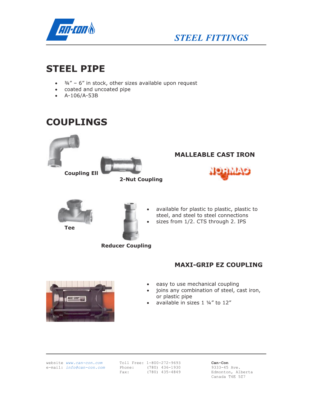 Steel Fittings