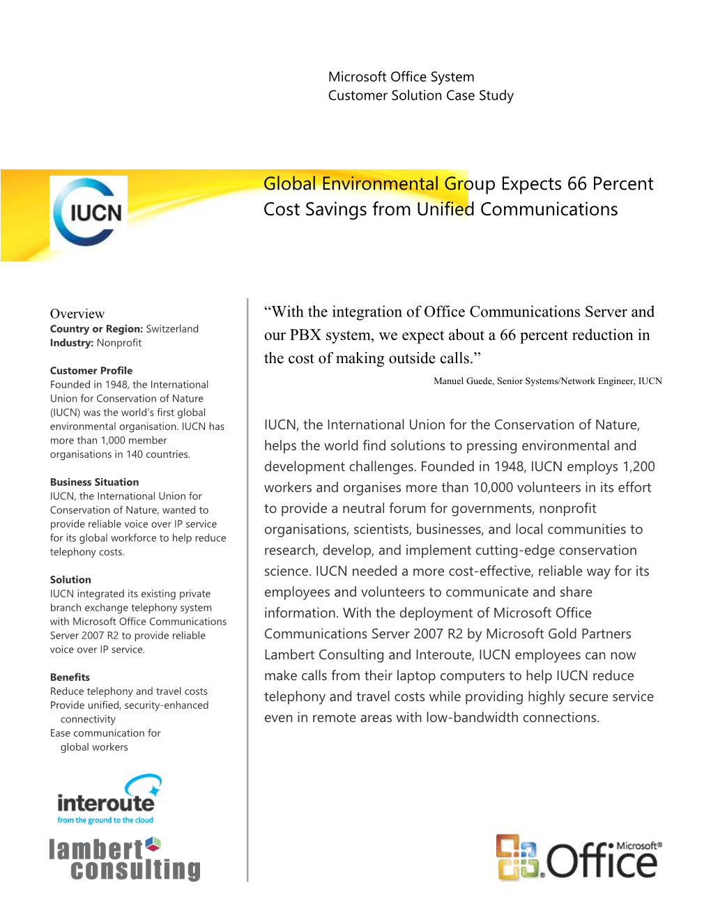 Reduce Telephony and Travel Costs
