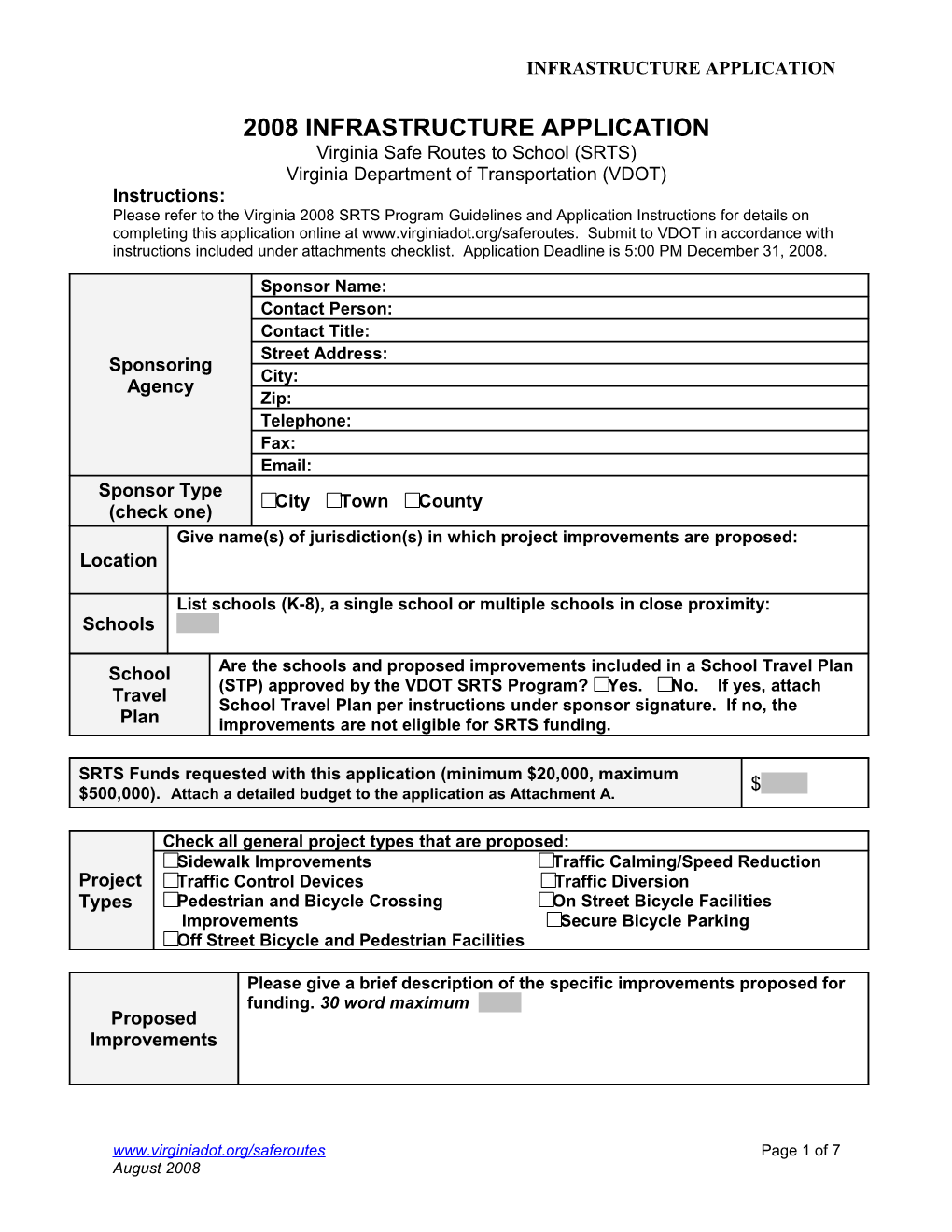 Planning Assistance Application