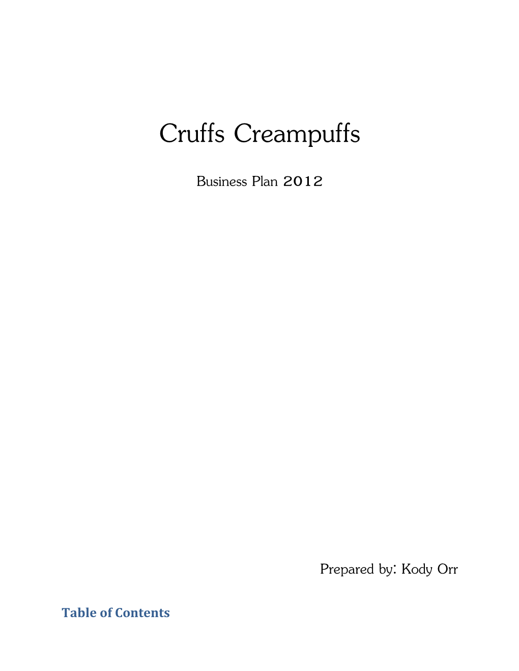 Cruffs Creampuffs