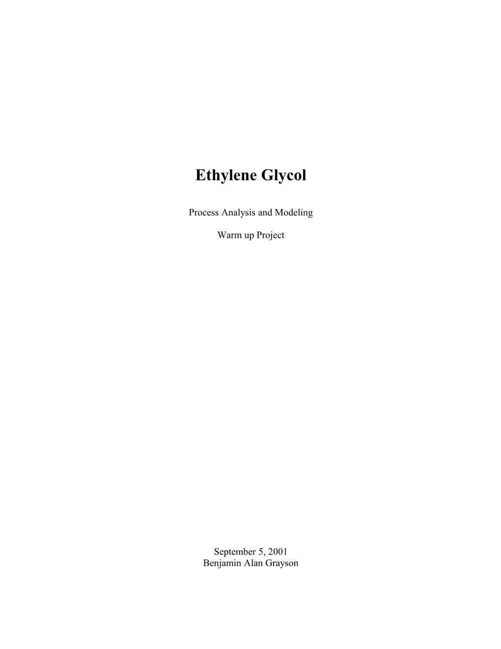 Ethylene Glycol