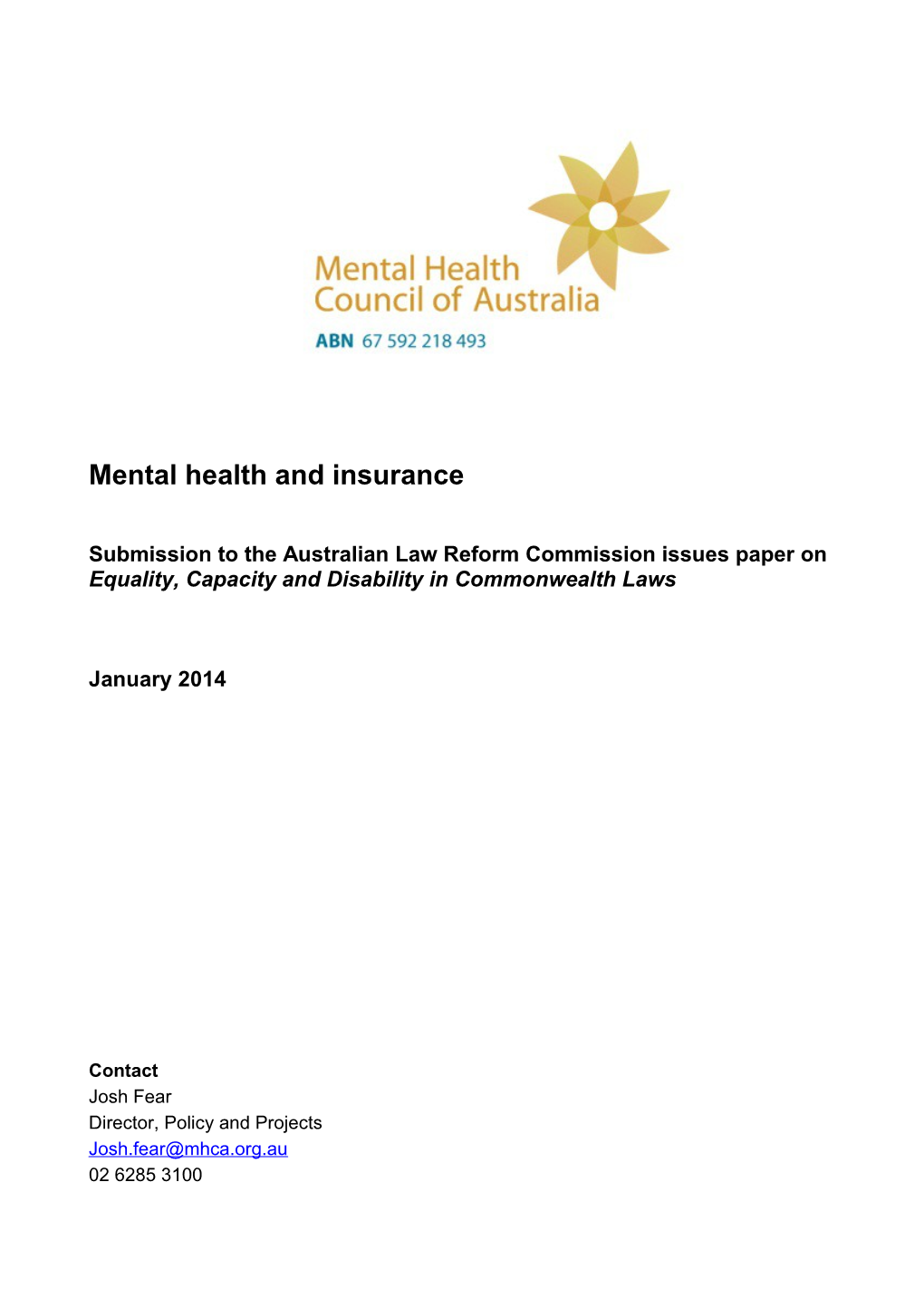 Mental Health and Insurance