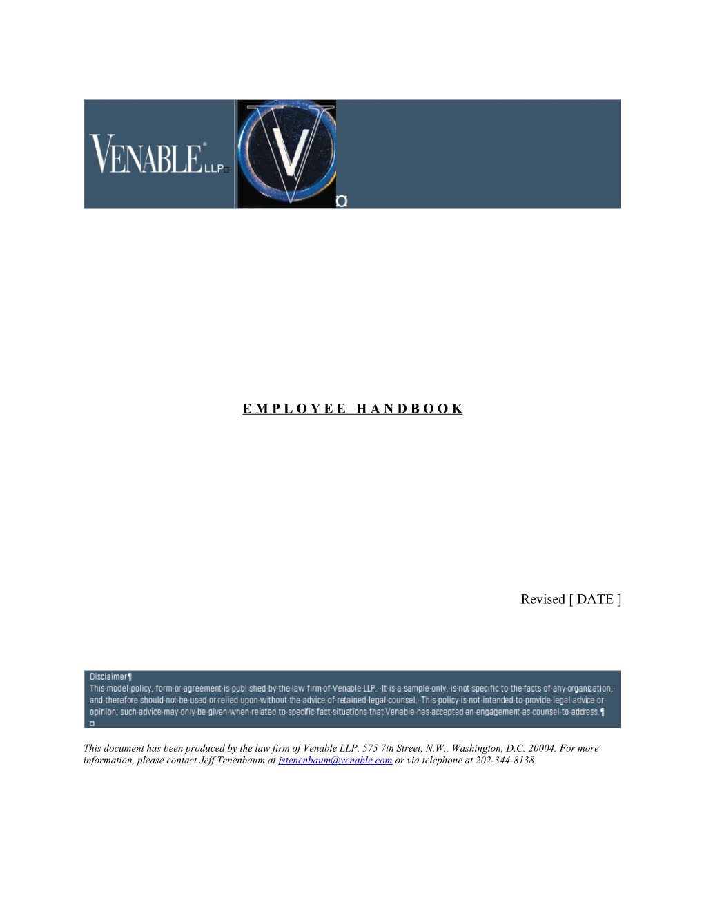 Vbh&C Model Empl. Handbook