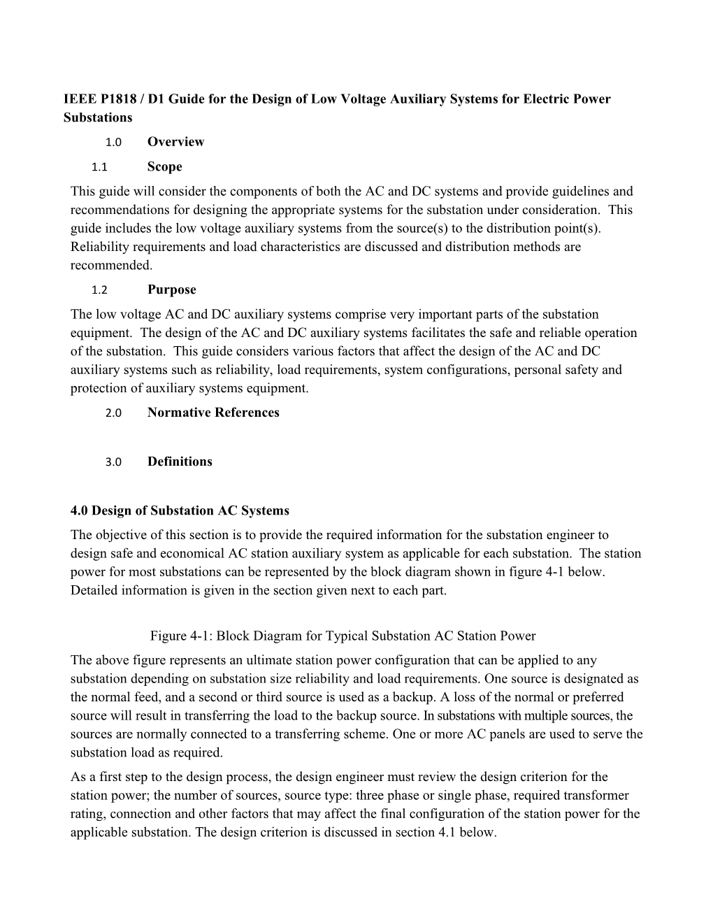 IEEE D9 Working Group - AC Section