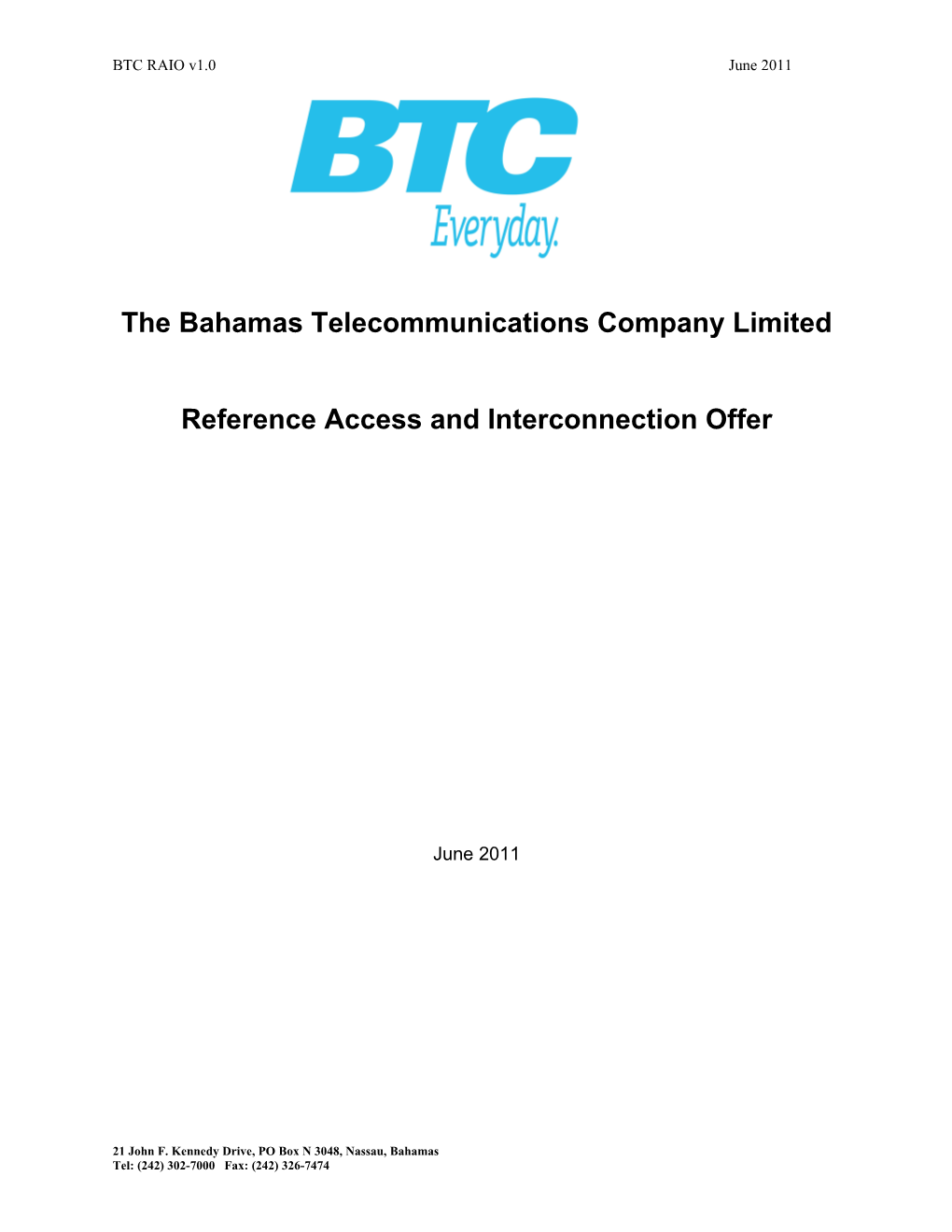 Draft Interconnection Agreement 1: Irancell and TCI