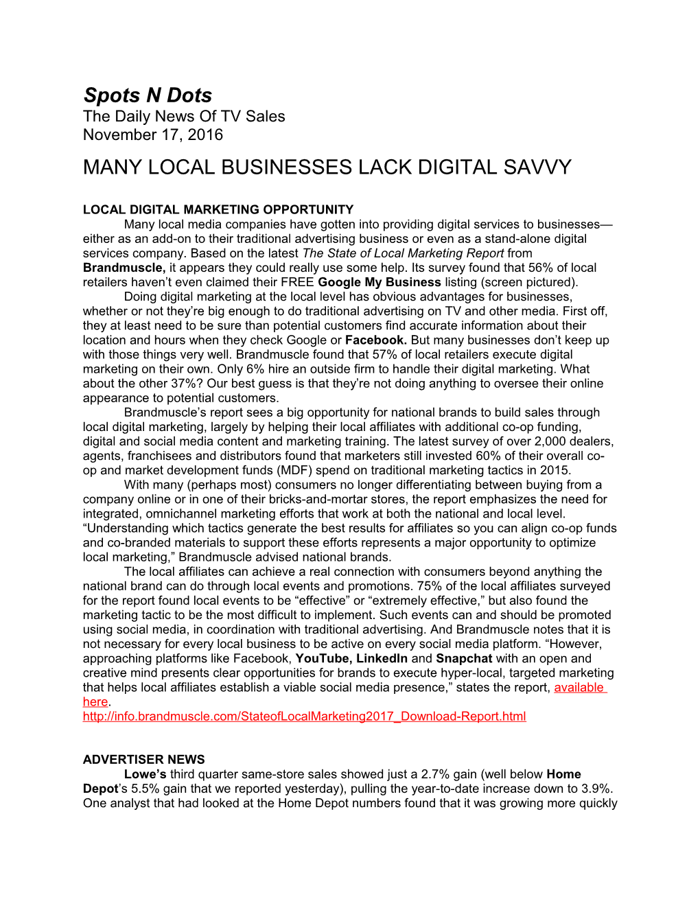 Many Local Businesses Lack Digital Savvy