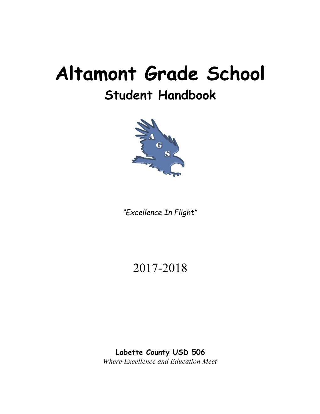 Altamont Grade School Handbook