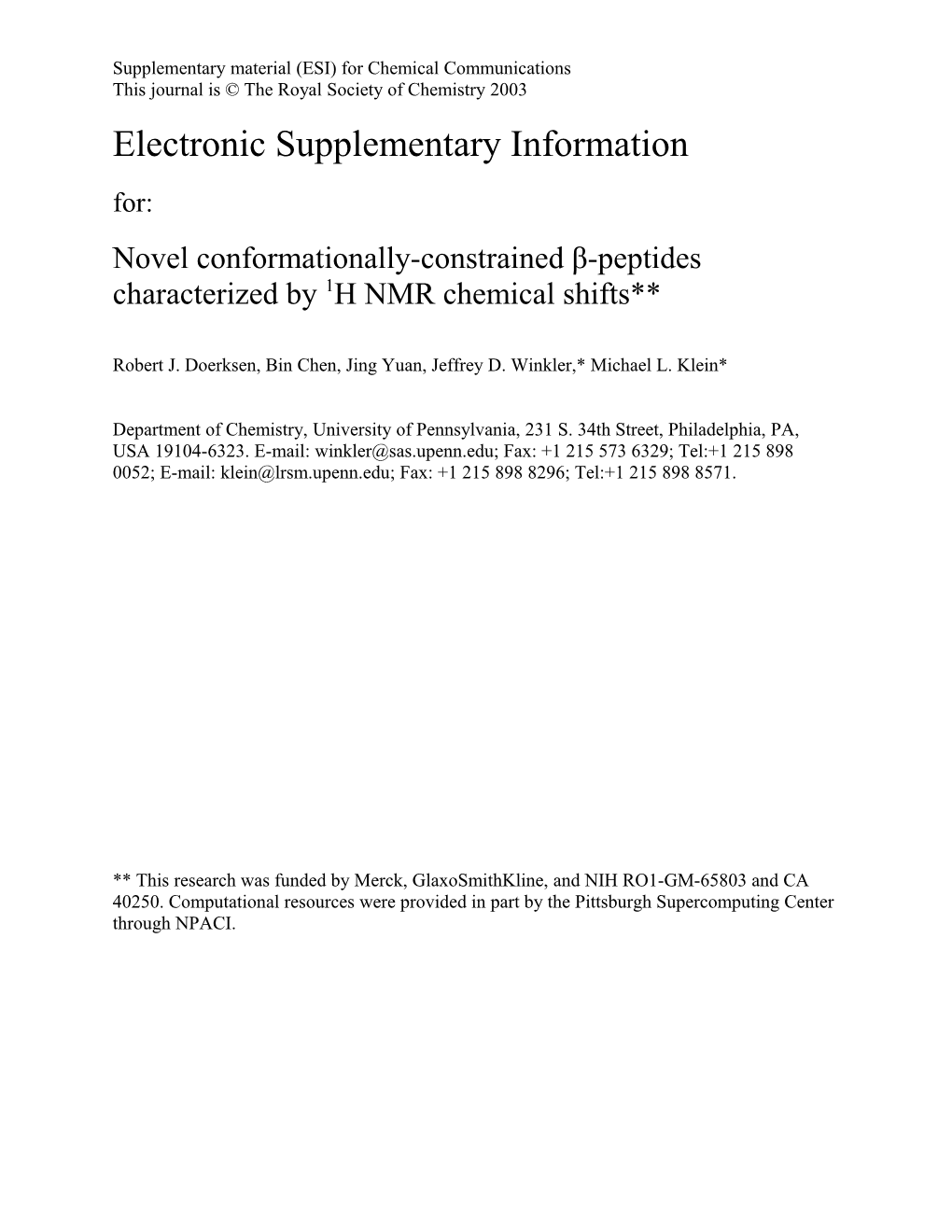 The Design and Synthesis of Novel Molecular Architectures With