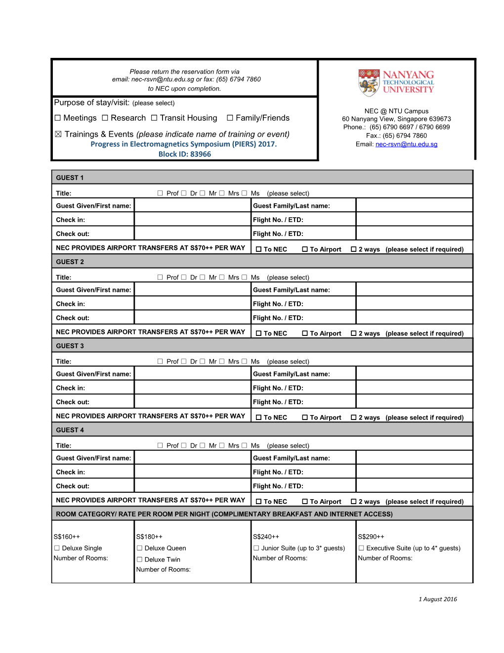 NTU ICTD 15 to 18 May 2015