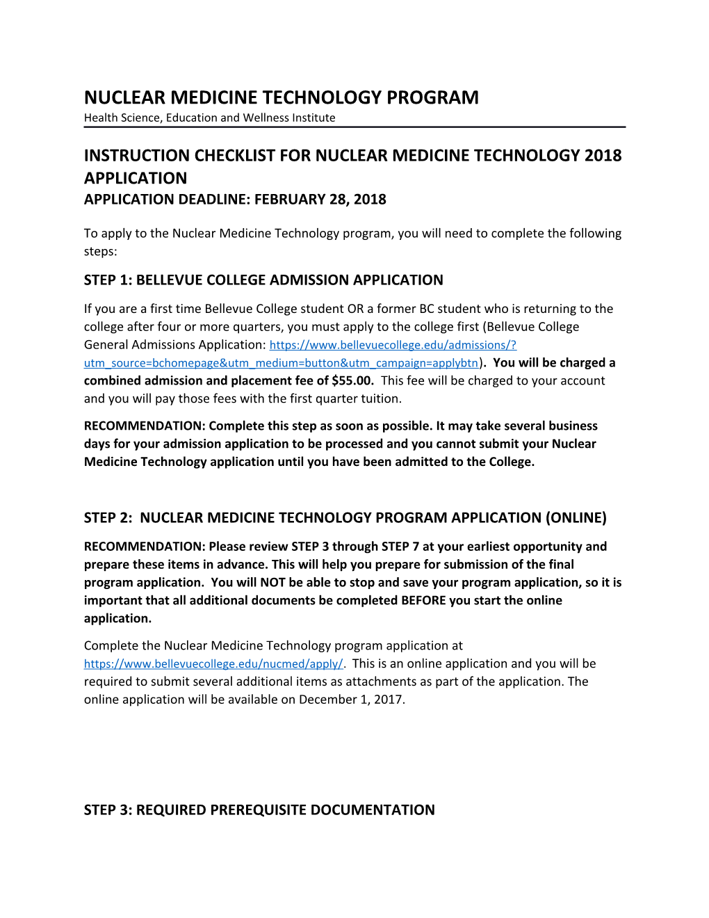 Nuclear Medicine Technology Program