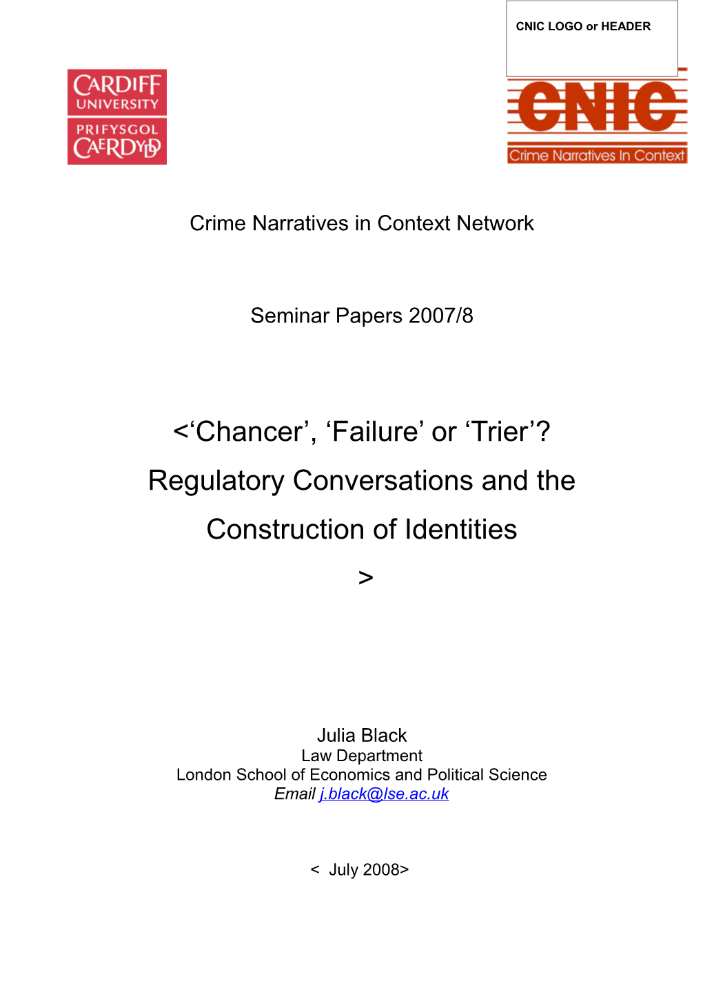 Crime Narratives in Context Network