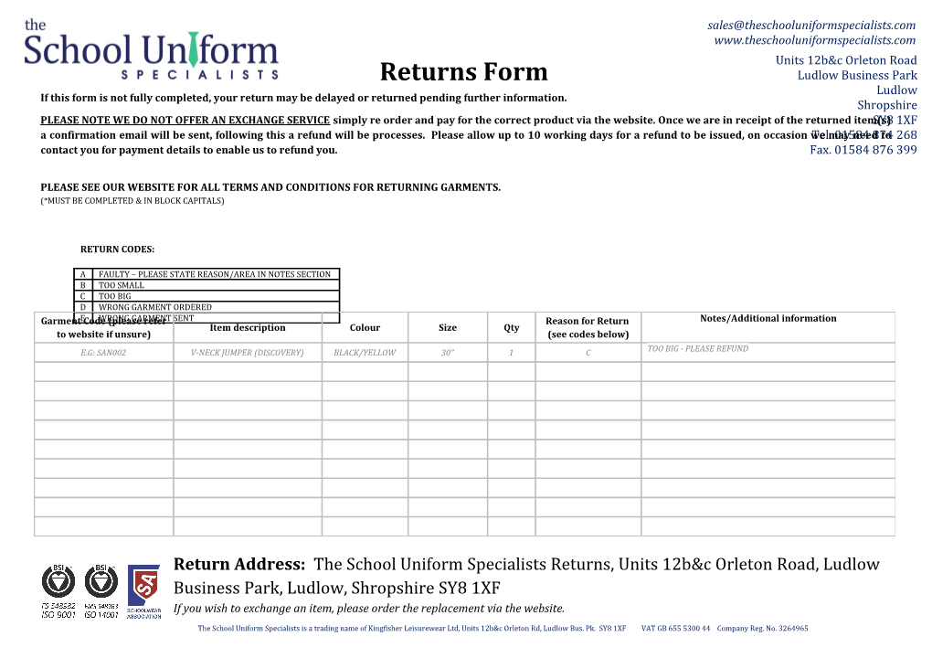 If This Form Is Not Fullycompleted,Yourreturn May Be Delayed Or Returned Pending Further