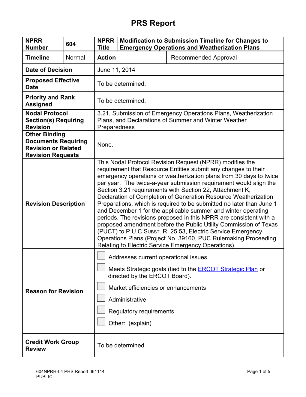 3.21Submission of Emergency Operations Plans, Weatherization Plans, and Declarations Of