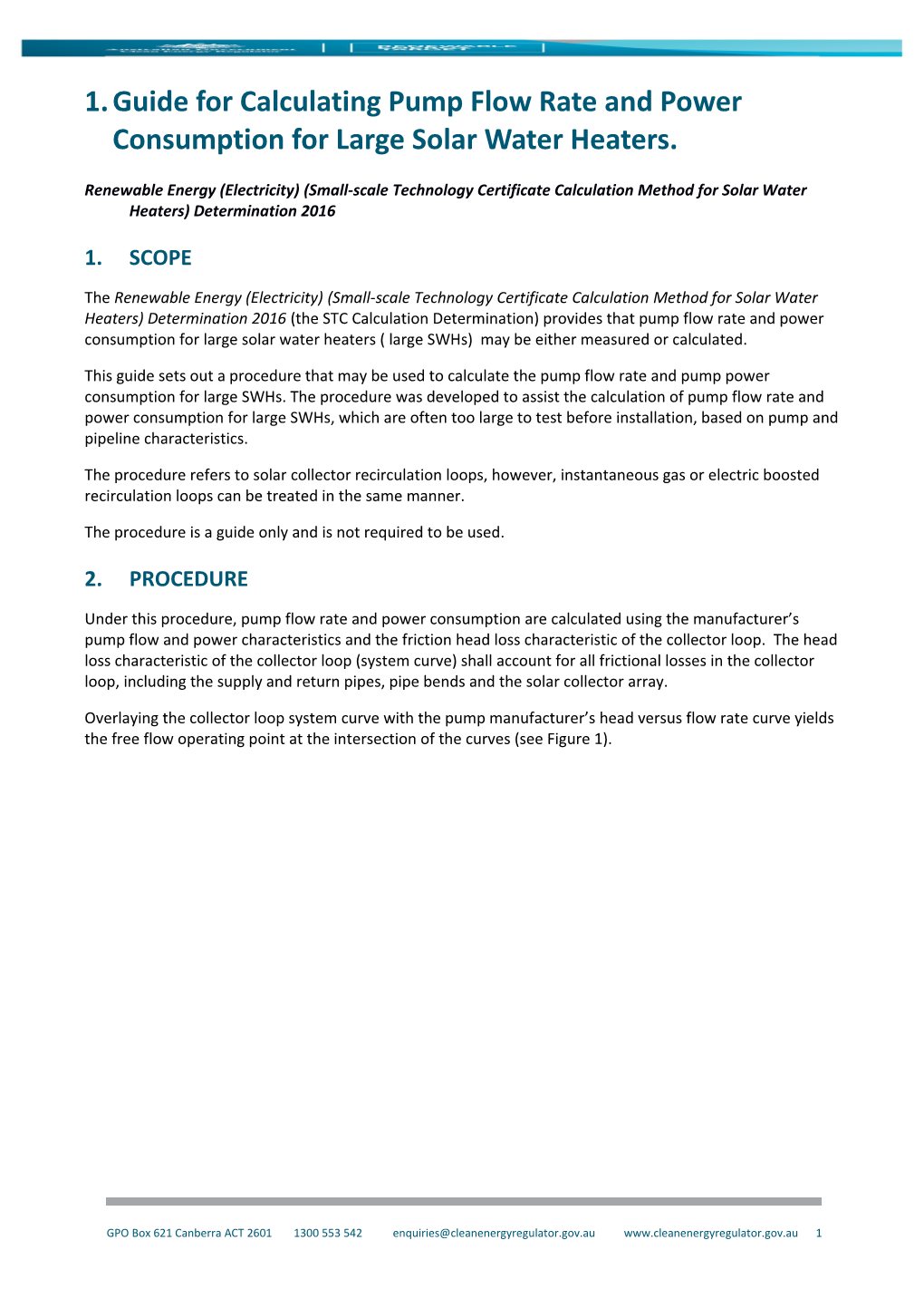 Guide for Calculating Pump Flow Rate and Power Consumption for Large Solar Water Heaters