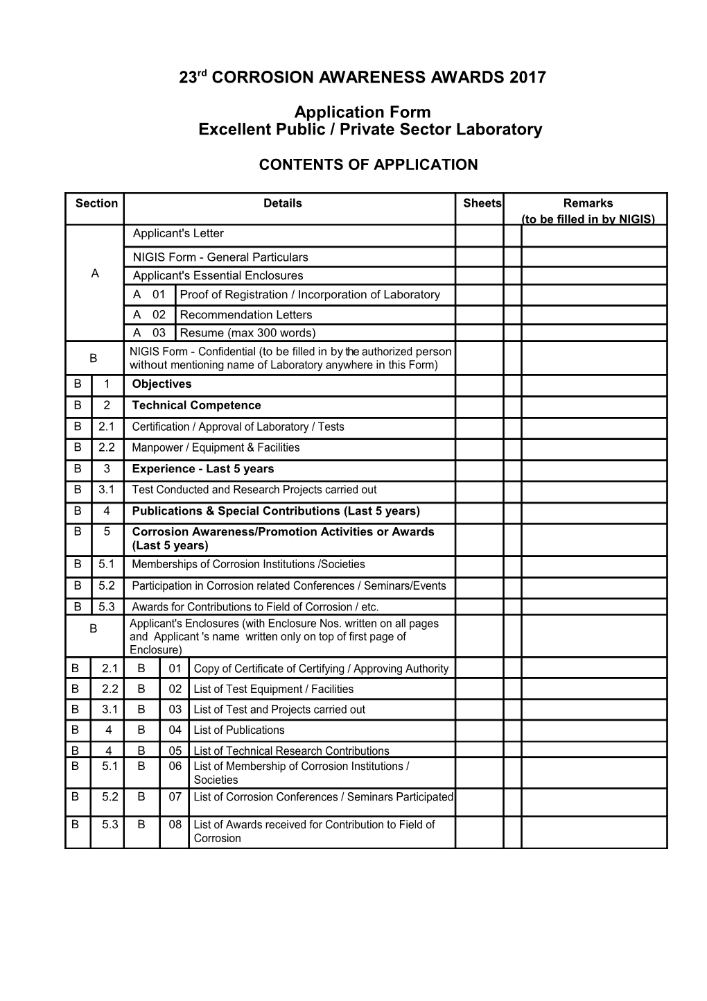 Section a General Particulars 7 X 7