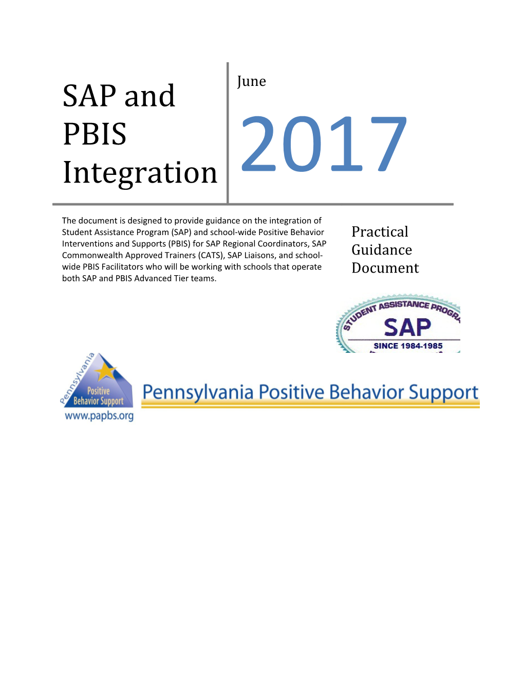 SAP and PBIS Integration