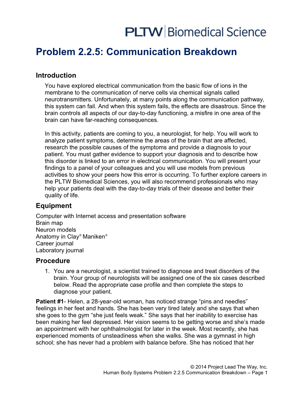 Problem 2.2.5: Communication Breakdown